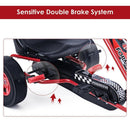 7-in Red Kids Pedal-Powered Ride-On Go Kart Racer Bike for Outdoor Fun Magic Cars 1