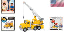 7-Inch Construction Crane Truck Toy with Lights, Sounds, and Action Features Magic Cars 1