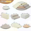 7-Piece Soft Foam Climbing Blocks Playset for Toddlers Climb and Crawl Magic Cars 4