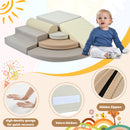 7-Piece Soft Foam Climbing Blocks Playset for Toddlers Climb and Crawl Magic Cars 5