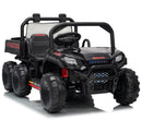 24V 4WD Kids Electric Dump Truck Ride-On with Remote Control for Two
