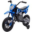 12V Electric Motorcycle for Kids – Twist Grip Throttle, Training Wheels, Rear Suspension