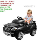 8-Foot Black AC Charger Adapter for Mercedes Benz ML350 Ride-On Toy Model TY313139 Magic Cars 1