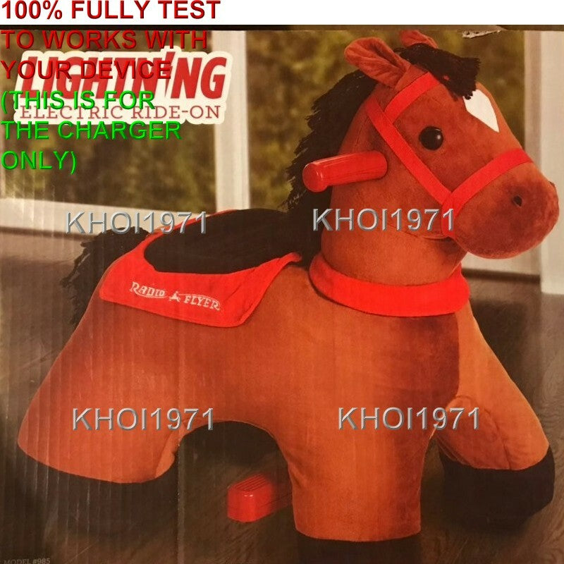 KHOI1971 Wall Charger AC Adapter For 985 Radio Flyer Lightning Horse Plush Ride-On