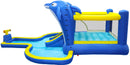 8-in-1 Inflatable Water Slide and Trampoline Bouncing House for Outdoor Garden Fun Magic Cars 10