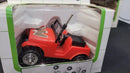 Retro 80s Battery-Powered 4WD Jeep Toy in Red and Orange Magic Cars 3