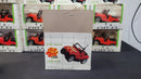 Retro 80s Battery-Powered 4WD Jeep Toy in Red and Orange Magic Cars 4