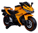 12V Orange Ride-On Motorcycle for Kids - Perfect for Boys and Girls