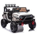 24V Bluetooth Ride-On Car for Kids 3+ with MP3 Music and Large Display