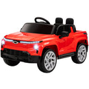 Chevrolet Silverado EV RST 12V Remote-Controlled Kids Ride-On Truck - Red