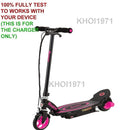 8ft AC Adapter Charger for Razor Power Core E90 Pink Electric Scooter Magic Cars 1