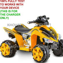 6V Yellow Wall Charger AC Adapter for Kid Trax CAT Power ATV Ride-On KT1349I Magic Cars 1
