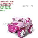 9-Foot 12V AC Charger Adapter for Pink Hello Kitty Ride-On SUV with Music Magic Cars 4