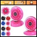 Pink Polyurethane 4-Pack of 90mm Wiggle Car Replacement Wheels Magic Cars Variant 0