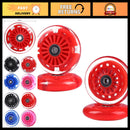 Red 90mm Polyurethane Replacement Wheel Set for Wiggle Cars - 4-Pack Magic Cars Variant 0