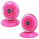 90mm Pink Polyurethane Replacement Wheels Set for Wiggle Car PlasmaCar Upgrades Magic Cars 1