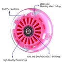 90mm Pink Polyurethane Replacement Wheels Set for Wiggle Car PlasmaCar Upgrades Magic Cars 2