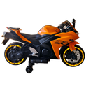 12V Orange Ride-On Motorcycle for Kids - Perfect for Boys and Girls