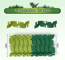 96-Piece Dino Race Car Track Expansion Set for Children Magic Cars 3