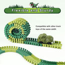 96-Piece Dino Race Car Track Expansion Set for Children Magic Cars 5