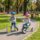 Green 2-in-1 Toddler Bike Set: Balance Bike and Tricycle with Basket