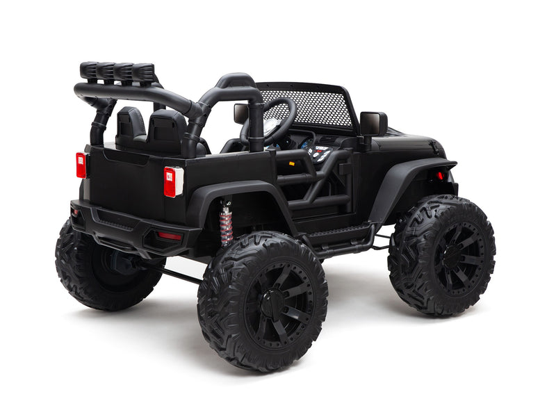 BOOM BOOM The BUFFALO Children's Off-Road Kids Car 24V 4X4 Ride-On Toy with 2 Seats Magic Cars Parental Remote Control - Perfect Present for Little Boys and Girls