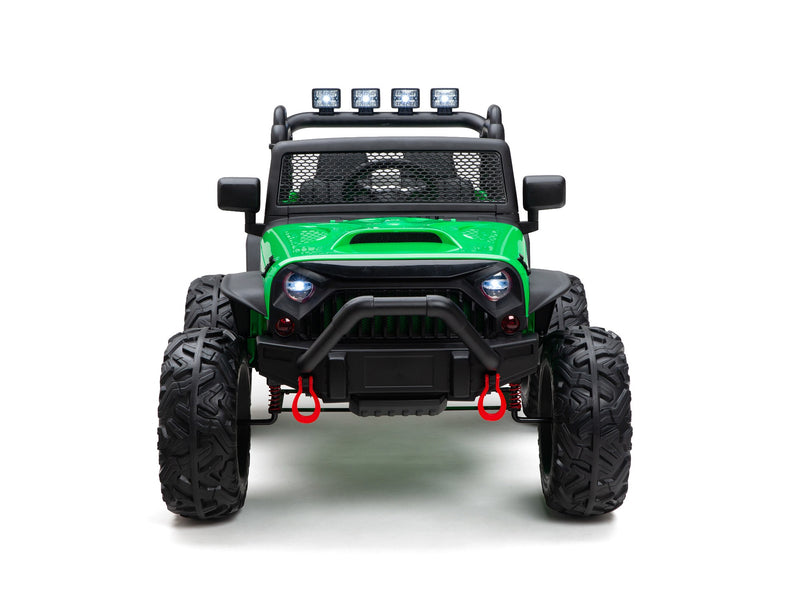 BOOM BOOM The BUFFALO Children's Off-Road Kids Car 24V 4X4 Ride-On Toy with 2 Seats Magic Cars Parental Remote Control - Perfect Present for Little Boys and Girls