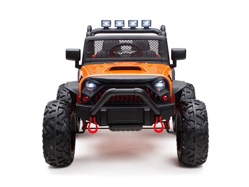 BOOM BOOM The BUFFALO Children's Off-Road Kids Car 24V 4X4 Ride-On Toy with 2 Seats Magic Cars Parental Remote Control - Perfect Present for Little Boys and Girls