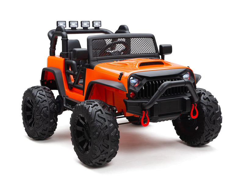 BOOM BOOM The BUFFALO Children's Off-Road Kids Car 24V 4X4 Ride-On Toy with 2 Seats Magic Cars Parental Remote Control - Perfect Present for Little Boys and Girls