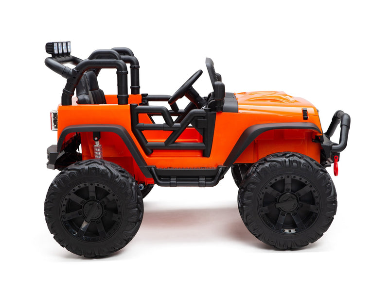 BOOM BOOM The BUFFALO Children's Off-Road Kids Car 24V 4X4 Ride-On Toy with 2 Seats Magic Cars Parental Remote Control - Perfect Present for Little Boys and Girls