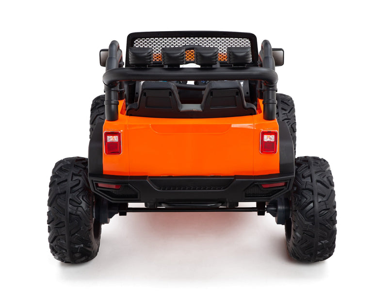 BOOM BOOM The BUFFALO Children's Off-Road Kids Car 24V 4X4 Ride-On Toy with 2 Seats Magic Cars Parental Remote Control - Perfect Present for Little Boys and Girls