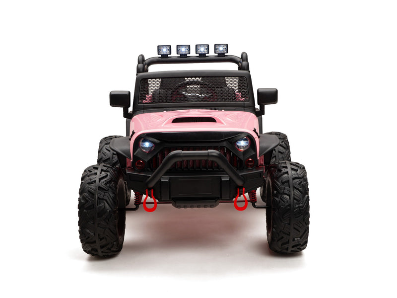 BOOM BOOM The BUFFALO Children's Off-Road Kids Car 24V 4X4 Ride-On Toy with 2 Seats Magic Cars Parental Remote Control - Perfect Present for Little Boys and Girls