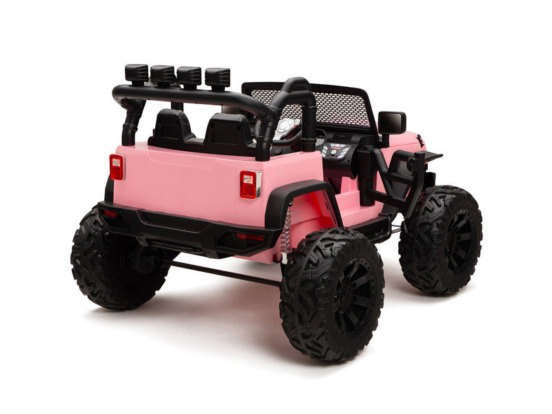 BOOM BOOM The BUFFALO Children's Off-Road Kids Car 24V 4X4 Ride-On Toy with 2 Seats Magic Cars Parental Remote Control - Perfect Present for Little Boys and Girls