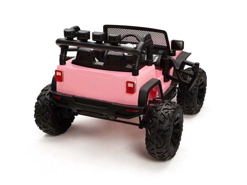 BOOM BOOM The BUFFALO Children's Off-Road Kids Car 24V 4X4 Ride-On Toy with 2 Seats Magic Cars Parental Remote Control - Perfect Present for Little Boys and Girls