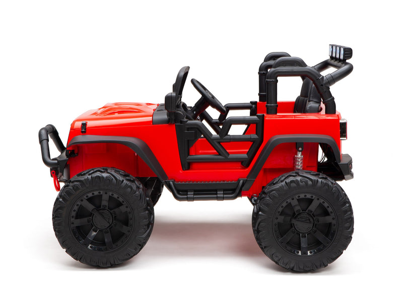 BOOM BOOM The BUFFALO Children's Off-Road Kids Car 24V 4X4 Ride-On Toy with 2 Seats Magic Cars Parental Remote Control - Perfect Present for Little Boys and Girls