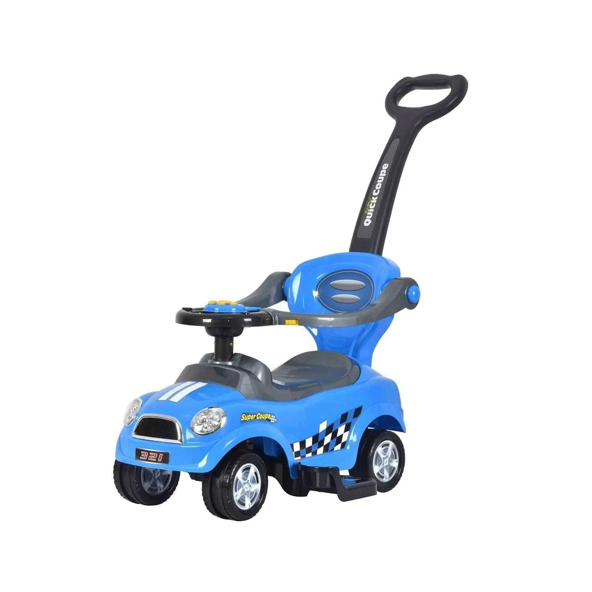 Magic Cars Toys Easy Wheel Quick Coupe 3 in 1 Stroller Walker and Ri