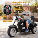 3-Wheel Electric Motorcycle with Horn for Kids - 6V Battery Powered