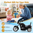 3-Wheel Electric Motorcycle with Horn for Kids - 6V Battery Powered