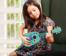 Disney Stitch Wooden Ukulele for Kids, 4 Nylon Strings, 53 cm