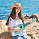 Disney Stitch Wooden Ukulele for Kids, 4 Nylon Strings, 53 cm