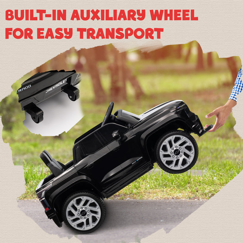 12V Licensed Chevrolet Silverado EV RST Kids Electric Ride-On Car