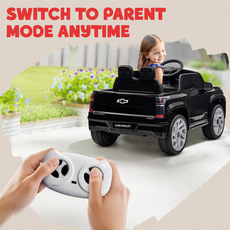 12V Licensed Chevrolet Silverado EV RST Kids Electric Ride-On Car
