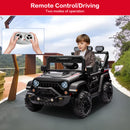 12V Electric Kids Ride-On Truck with Remote Control, DIY Stickers, Dual Motors, and MP3 Player