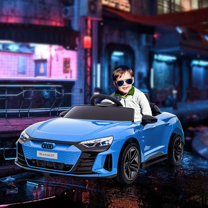 Licensed Audi 12V Electric Ride-On Car with Remote Control and Honking Horn