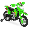 6V Electric Ride-On Motorcycle Toy with Training Wheels for Kids