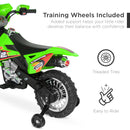 6V Electric Ride-On Motorcycle Toy with Training Wheels for Kids