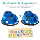 6V Ride-On Bumper Car for Kids with Remote Control and 360 Lights