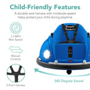 6V Ride-On Bumper Car for Kids with Remote Control and 360 Lights