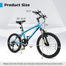 20-Inch Kids Mountain Bike for Boys and Girls Ages 8 and Up - Blue