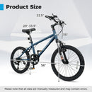 Children's Mountain Bike 20-24 Inch Bicycle for Boys and Girls Aged 8 and Up